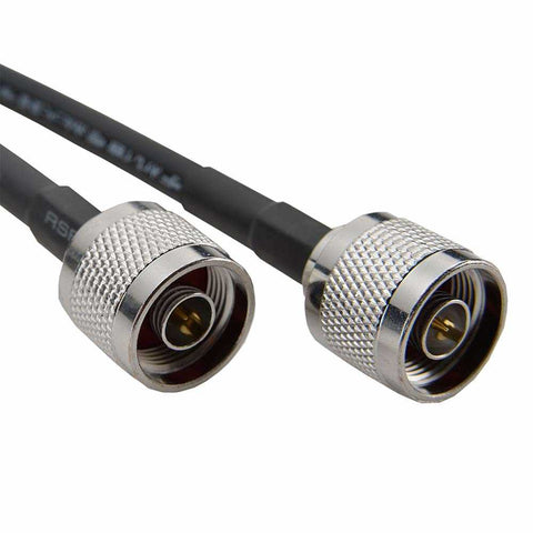 GOBOOST Antena amplificadora de señal Cable largo Conector N macho a macho N Cable coaxial de baja pérdida 30 M (cable de 100 pies)/50 M (capa C de 165 pies)