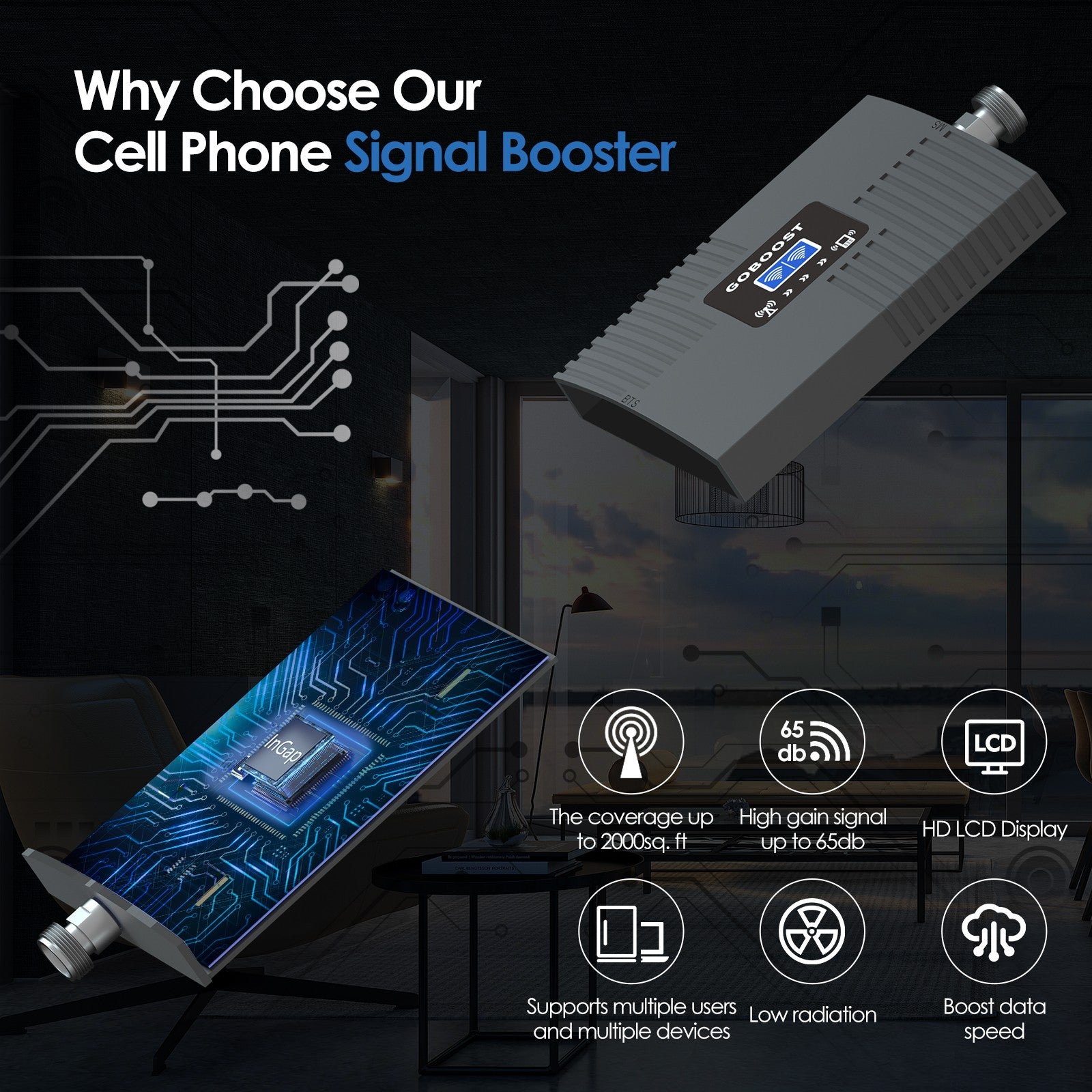 Why Choose GOBOOST  Cell Phone Signal Booster