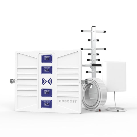 GOBOOST Signal Bootser with Yagi Antenna-Four Band-High Gain