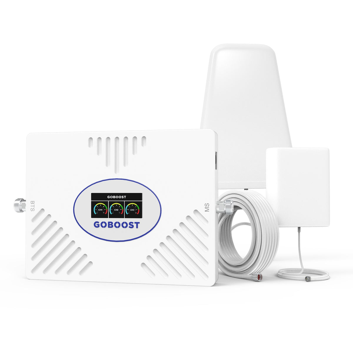 GOBOOST Signal Booster Work on Band2&4&5 With LPDA Antennna