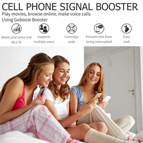 GOBOOST Signal Booster Supports Multiple users